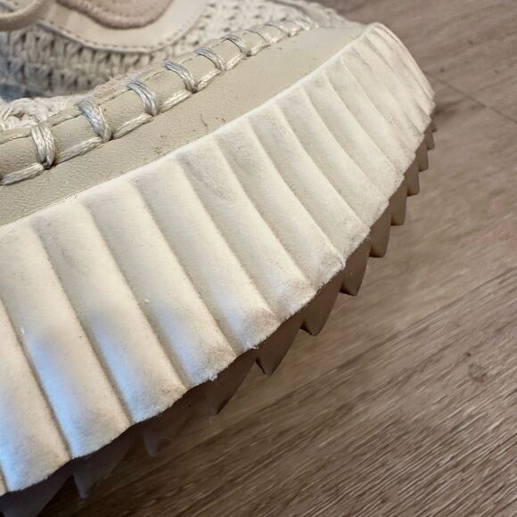 Dolce Vita Dolen Sneakers in Sandstone Knit size 8.5 - Picture 4 of 16